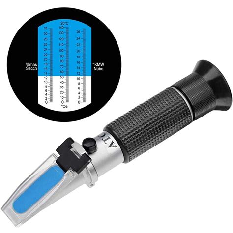 how to use atc portable refractometer|refractometer brix scale.